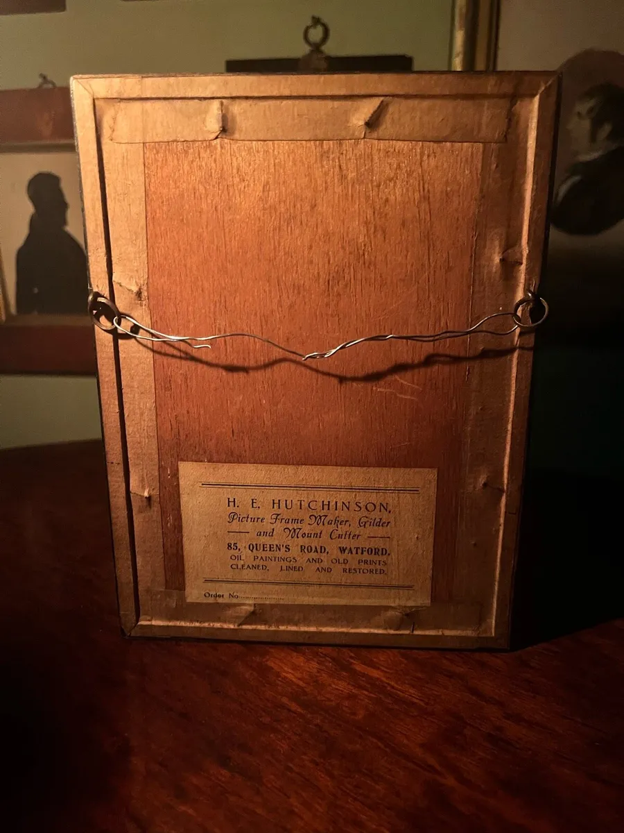 Antique Silhouette of Lady - Image 3