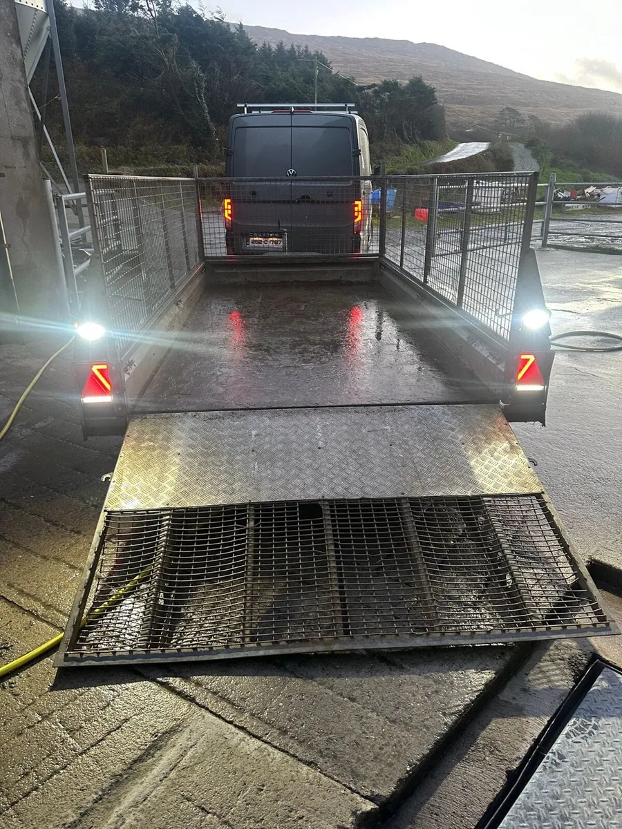 12x6 ifor Williams plant with mesh sides - Image 3