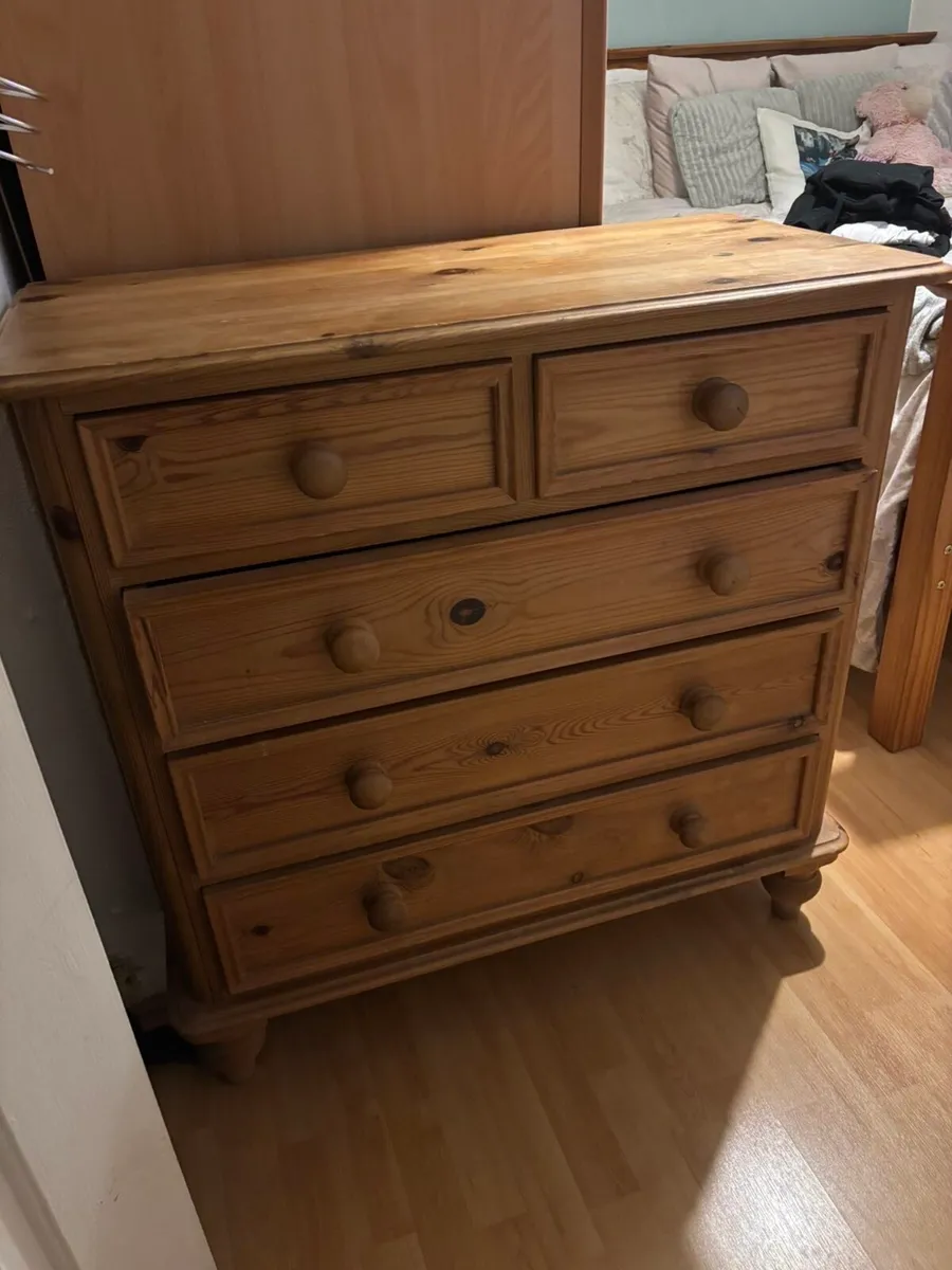 Wooden chest of drawers - Image 3