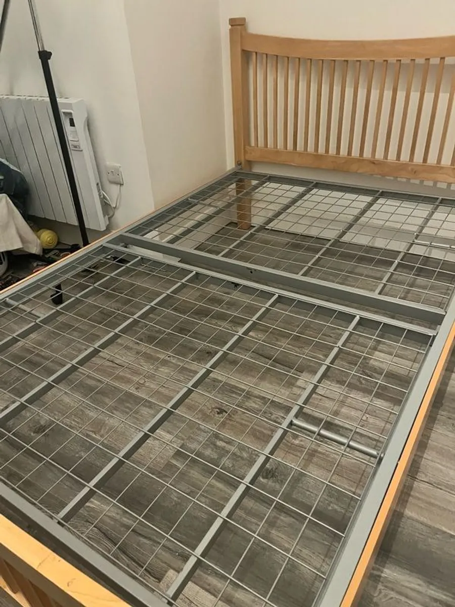 Small Double Bed with mattress - Image 4