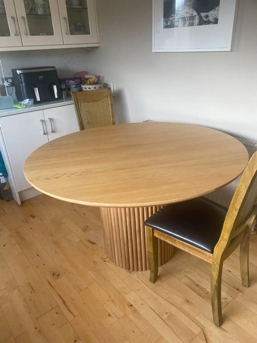 Kitchen Table 130cm Circular New - Image 2
