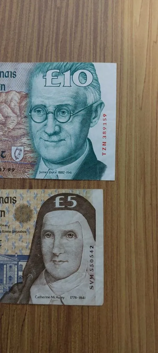 Irish Punt Banknotes Set of 4 - Image 4