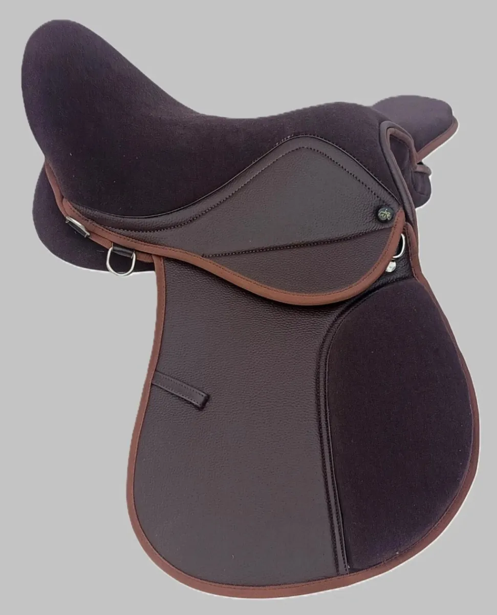 NEW Halflinger Horse Suede Saddle Sizes14 15 16 17 - Image 1