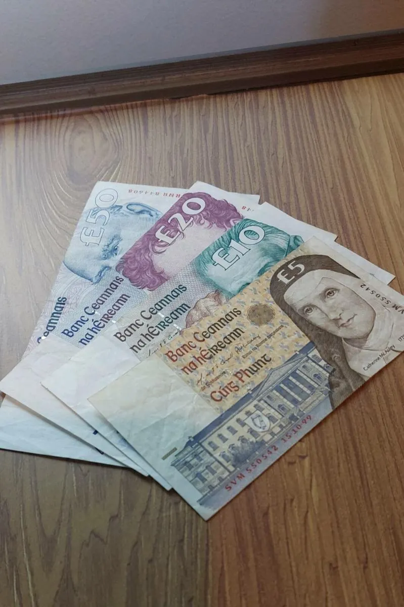 Irish Punt Banknotes Set of 4 - Image 1