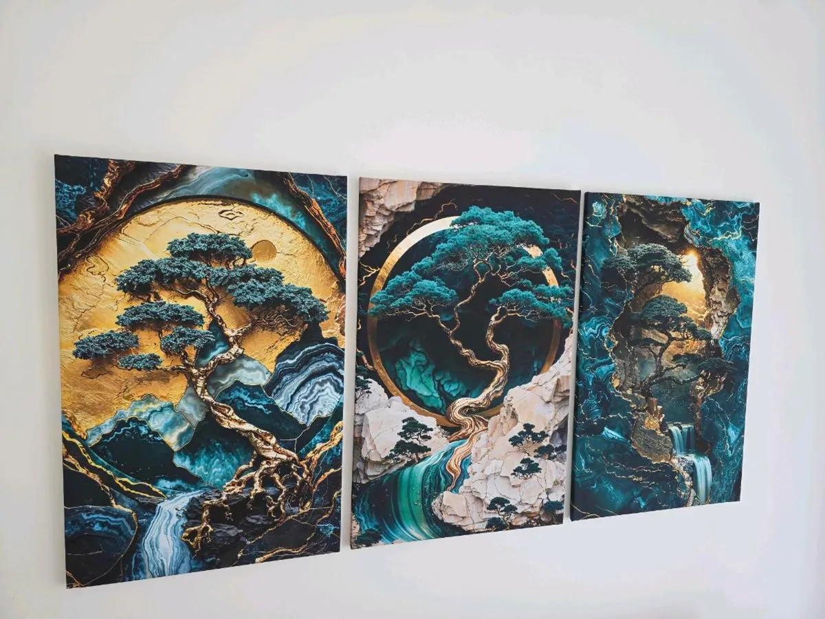 3 canvas 46x66cm each 
Stillorgan - Image 4