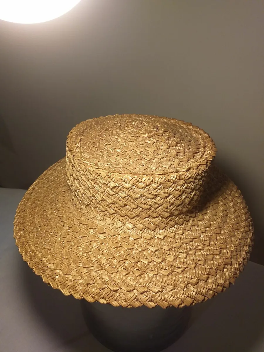Antique Straw Hat - Image 3