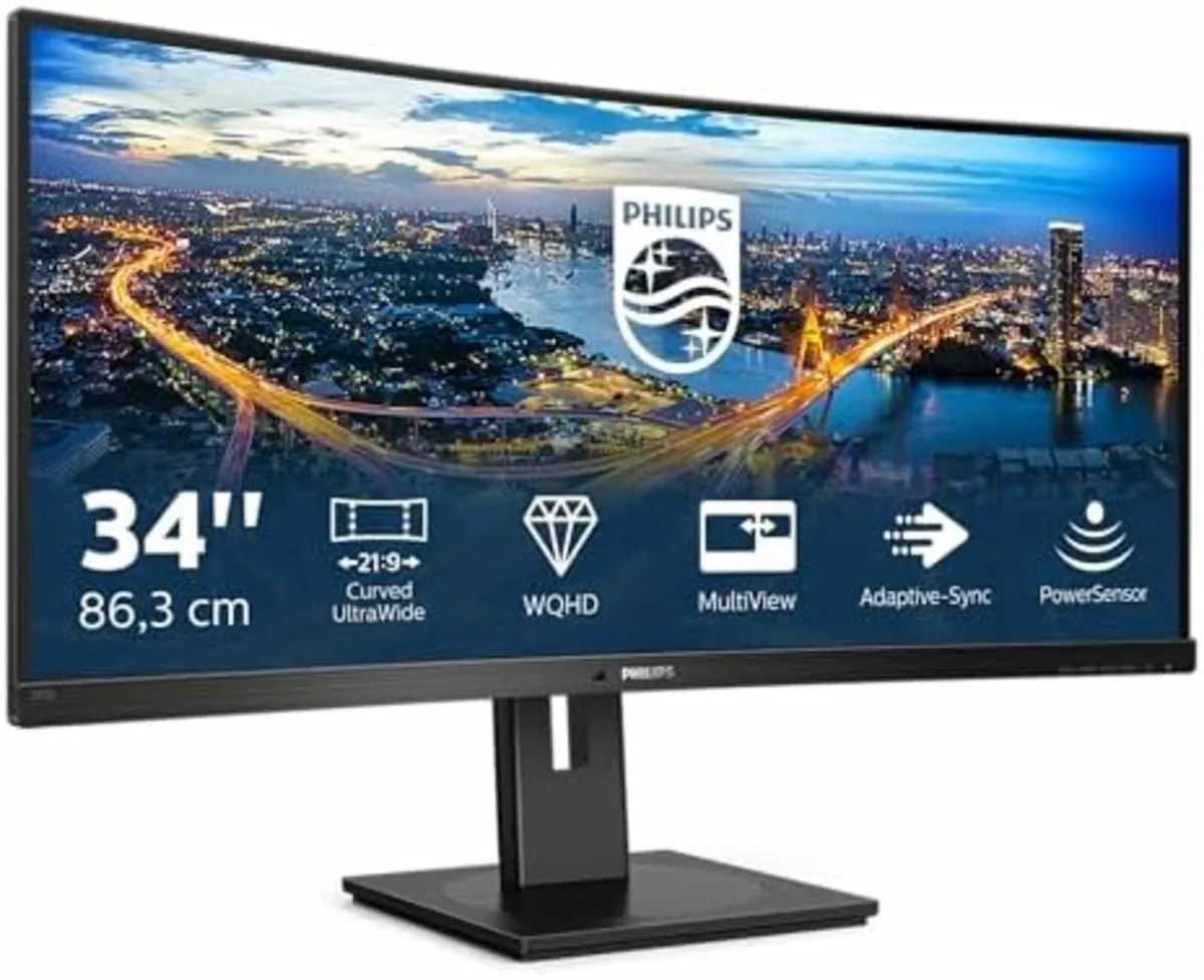 Philips 346B1C - 34 inch Curved 2K WQHD Monitor - Image 1