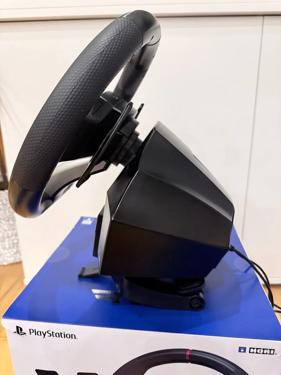 Hori ps4 Steering wheel & pedals -boxed+F1 23 - Image 4