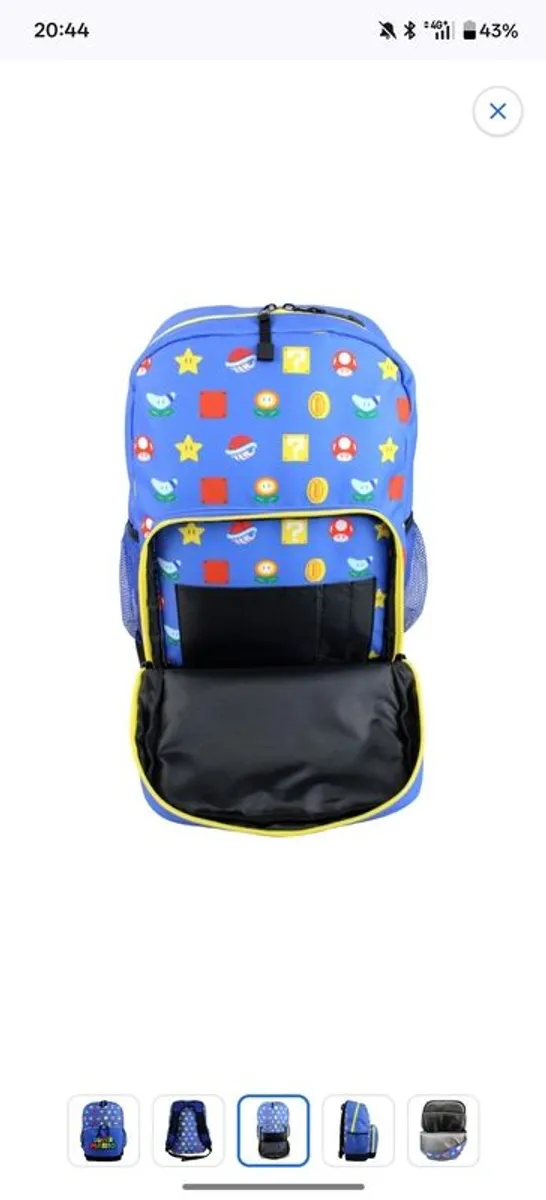 Super Mario Kids Backpack School Bag - Image 4