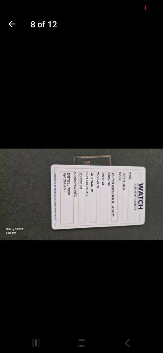 Breitling super Avenger II A13371 2839141 - Image 3