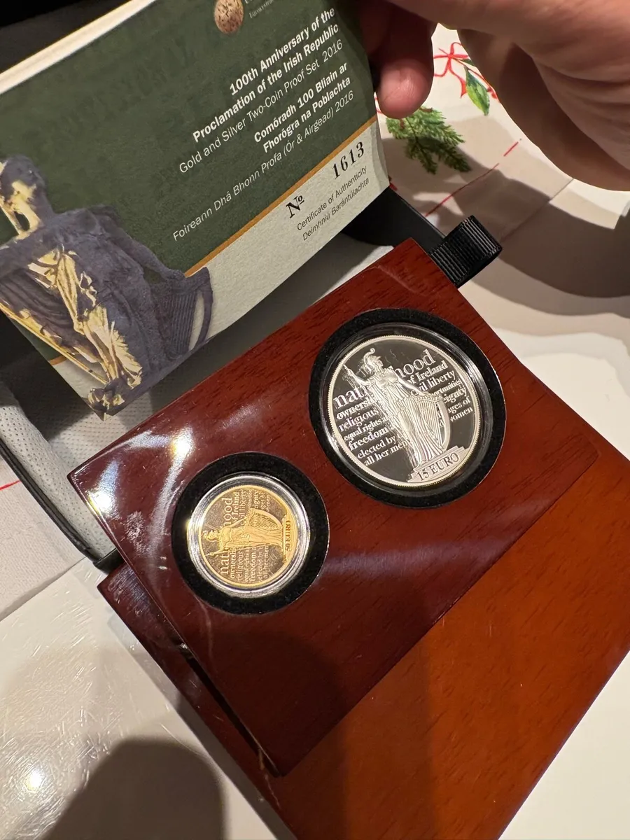 IRELAND IRISH 2016 - 15 € Silver + 50 Euro Gold - Image 1