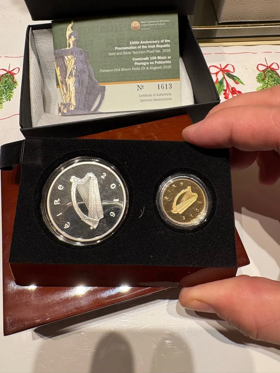 IRELAND IRISH 2016 - 15 € Silver + 50 Euro Gold - Image 3