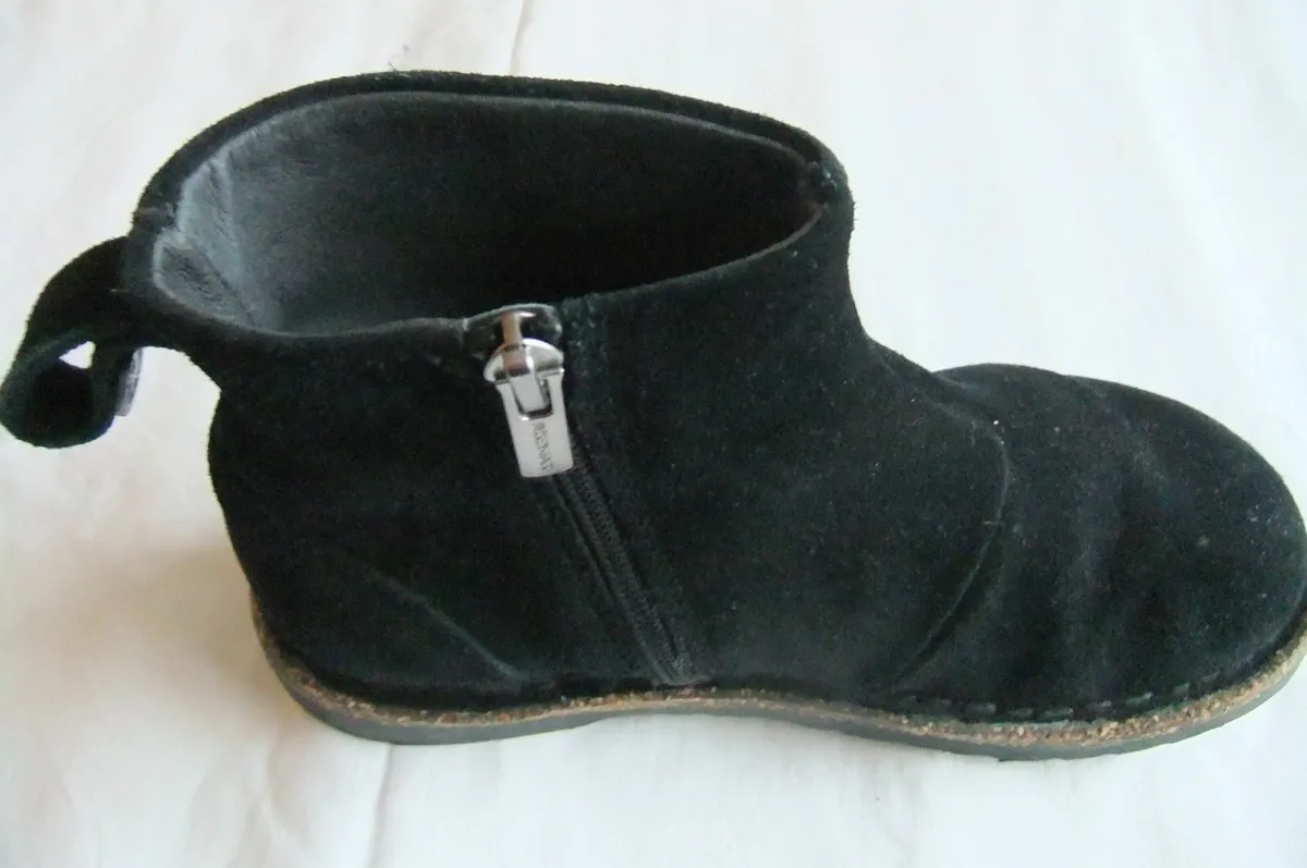 Birkenstock Melrose Black Suede Chelsea Boots 36 - Image 2