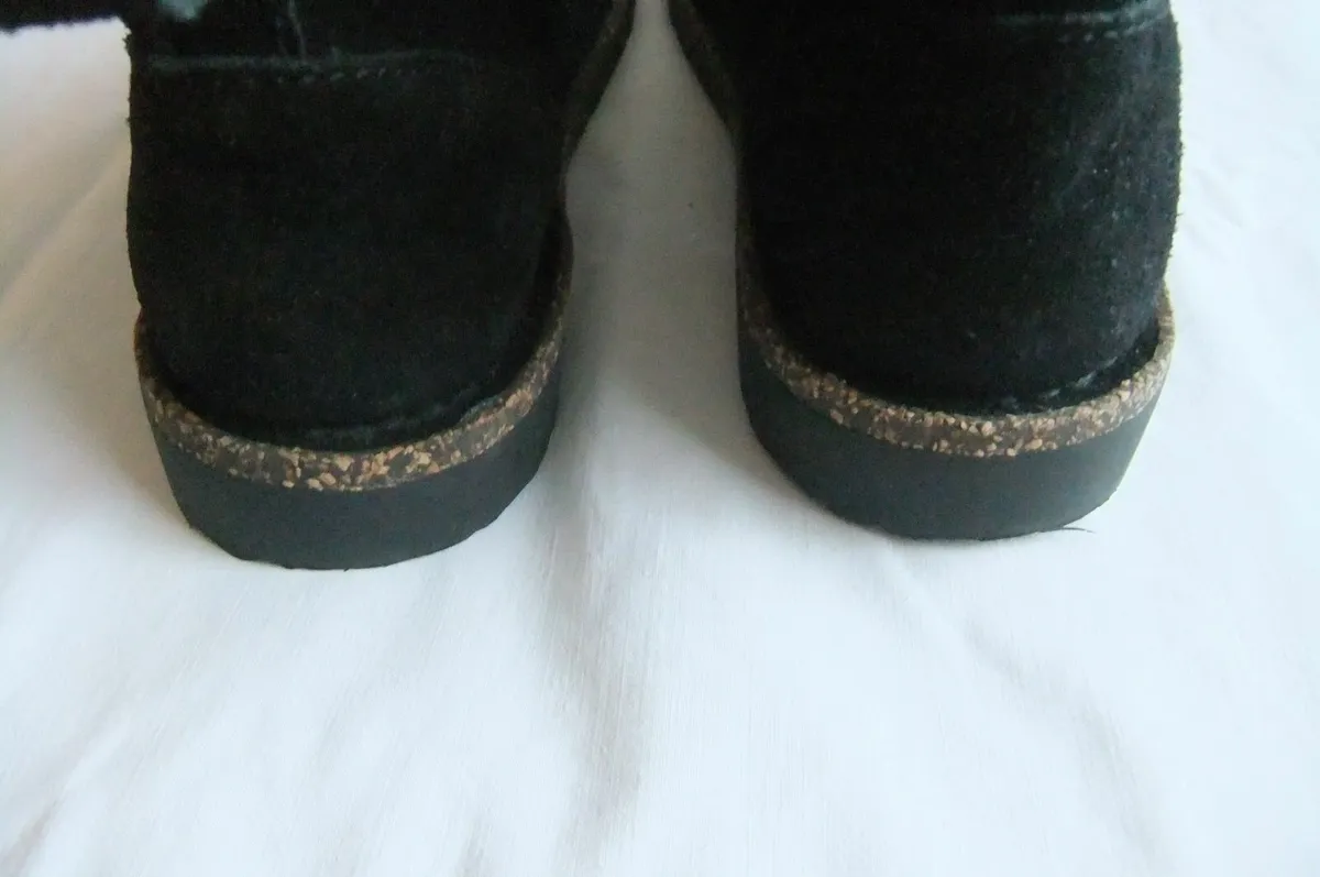 Birkenstock Melrose Black Suede Chelsea Boots 36 - Image 3