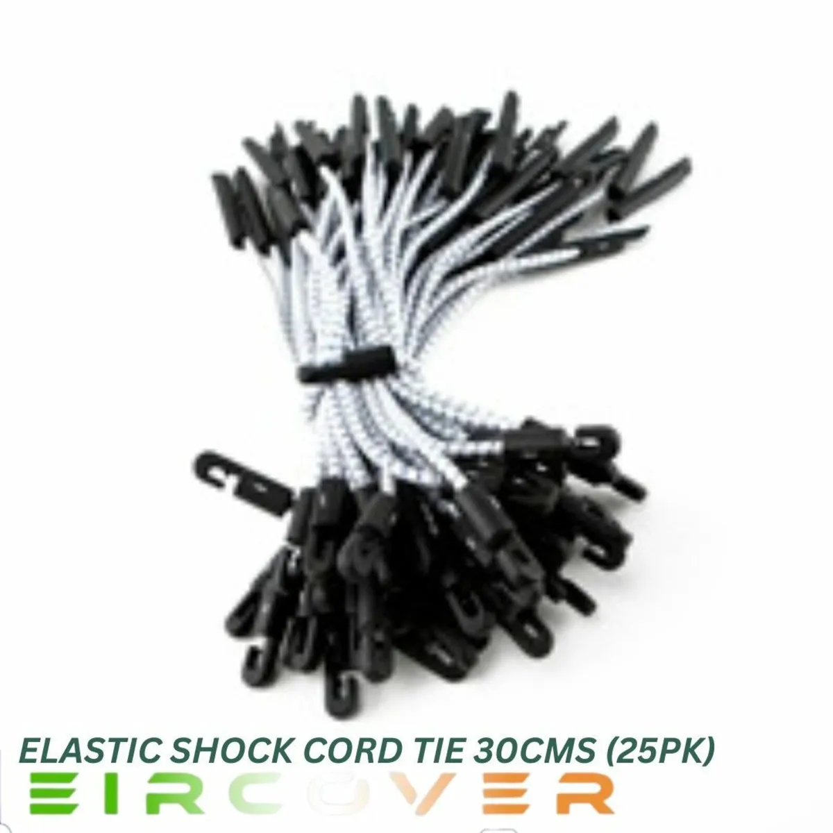 Elastic shock cord tie 30 cm (25 pk ) - Image 4
