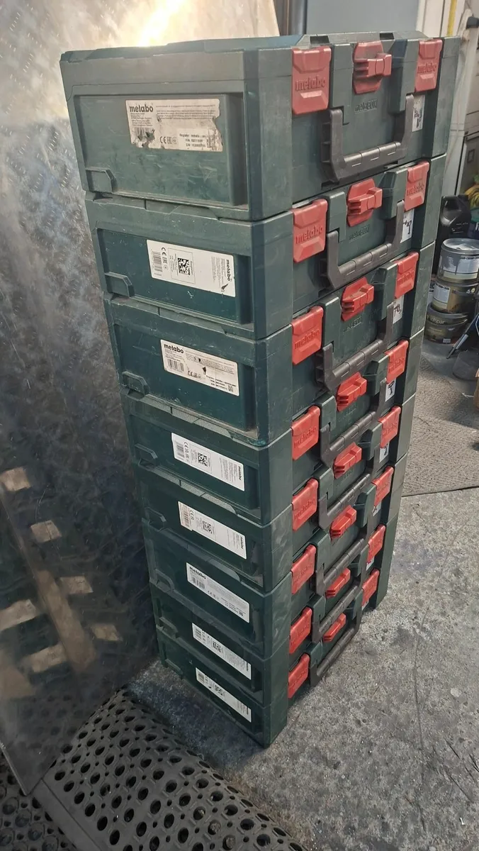 Metabo storage boxes - Image 1