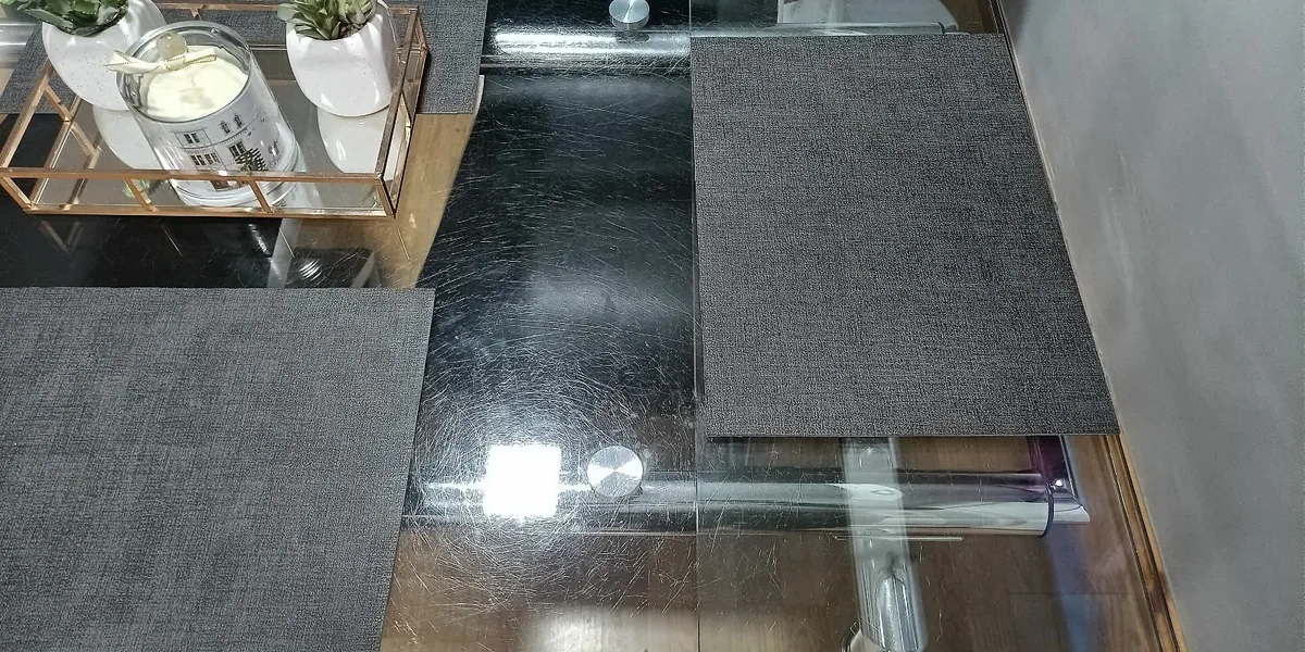 Dining table clear glass - Image 3
