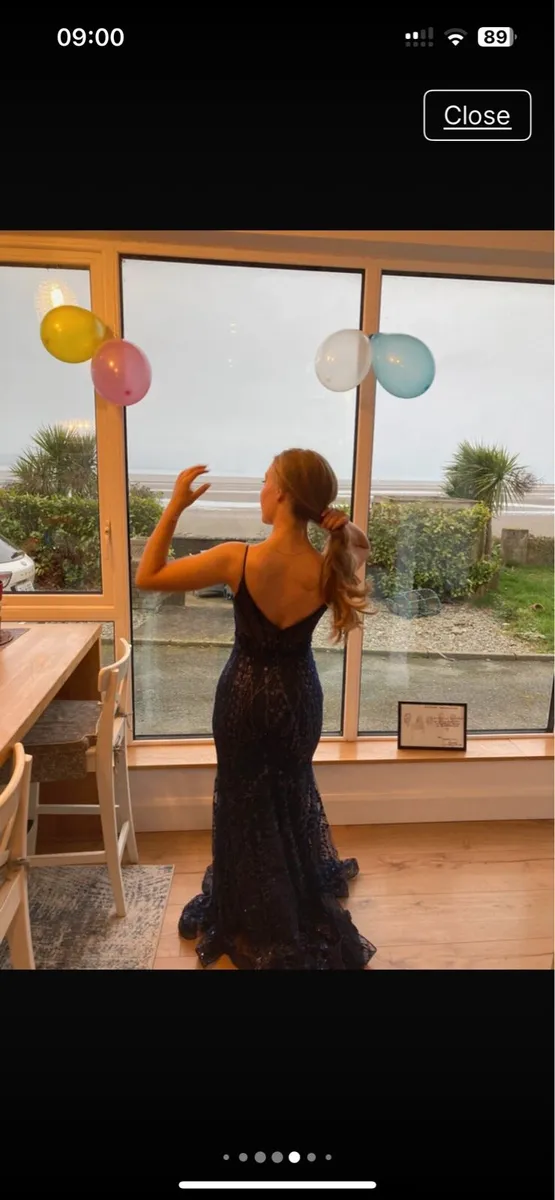 Debs Dress Navy Rosies Closet - Image 4