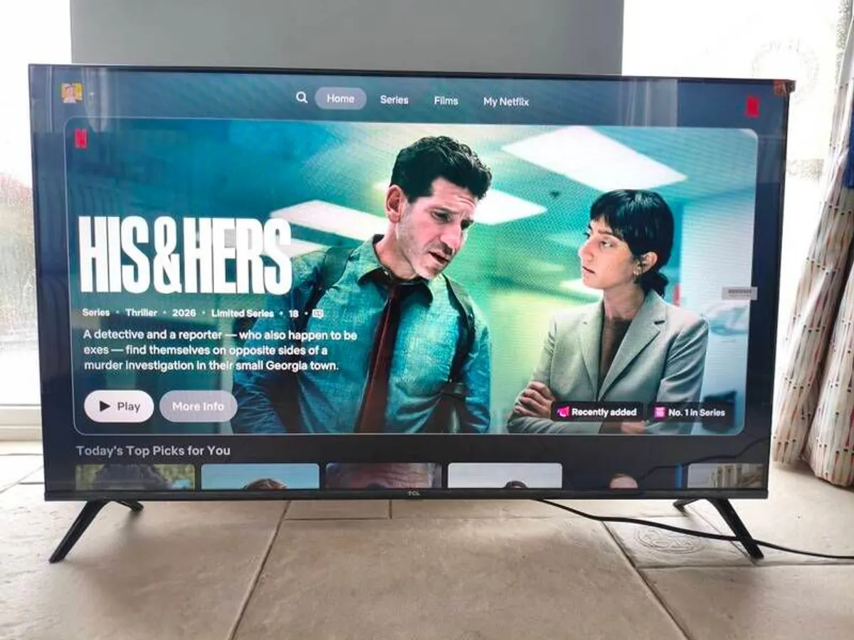 New 43 Inch Tcl Qled Tv - Image 1