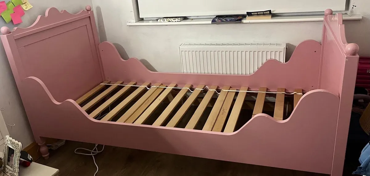 Young girls French style  pink princess bed - Image 1