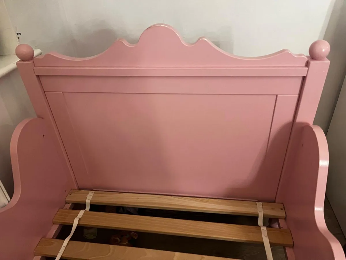 Young girls French style  pink princess bed - Image 3