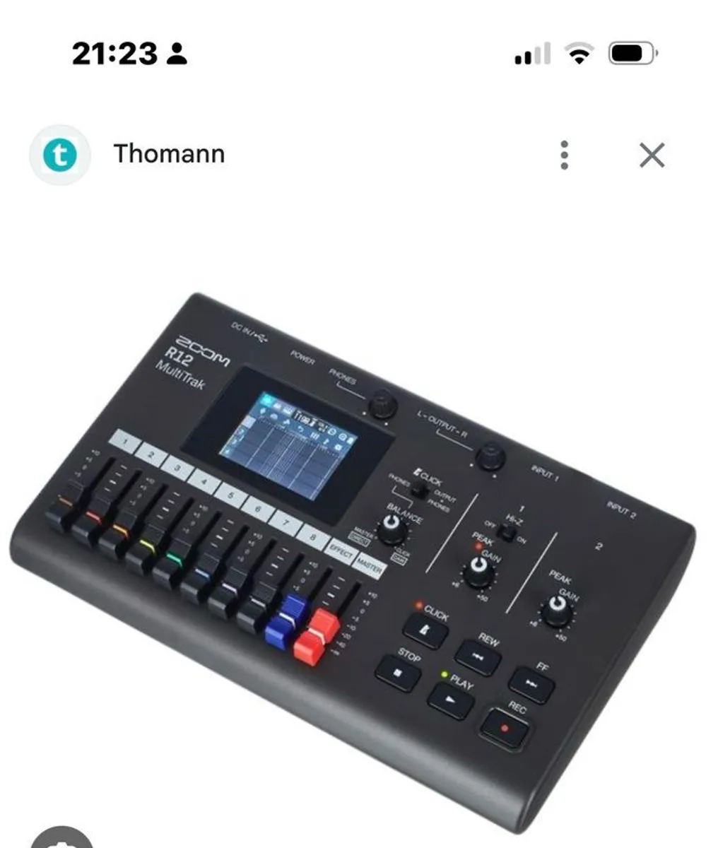 Zoom R12 Multitrack Studio (unused)