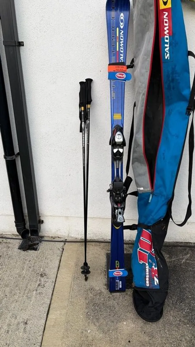 Salmon Skis /Poles and  ag - Image 3