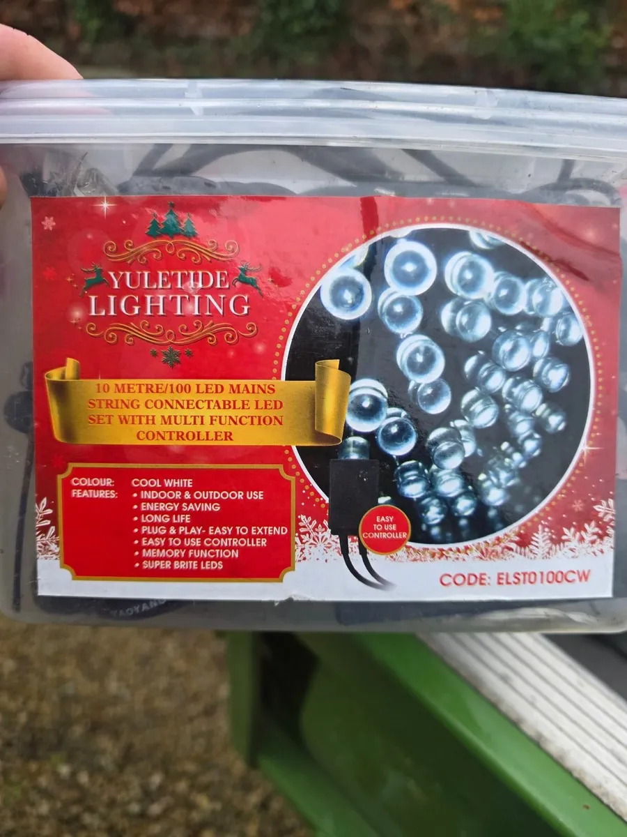 Christmas Lights 80m total cool white - Image 2