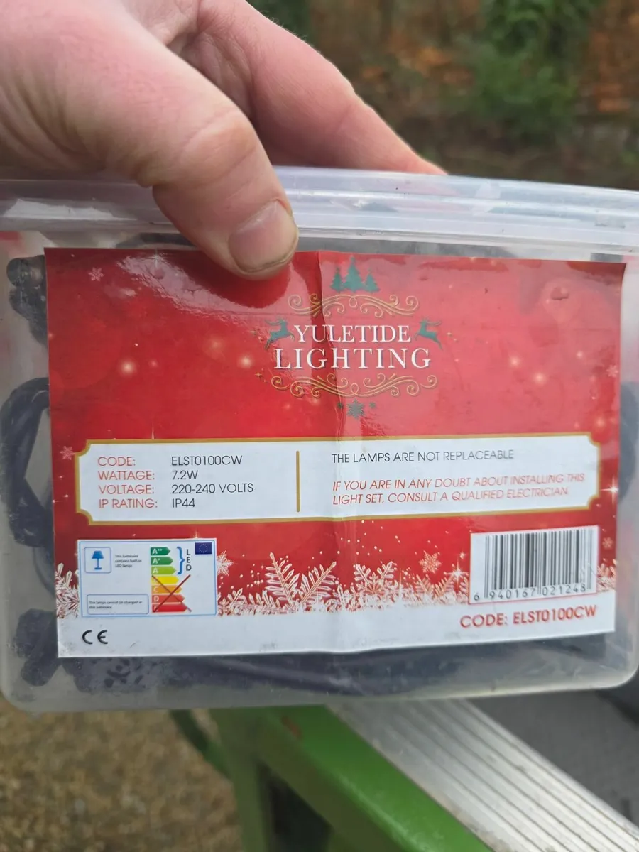 Christmas Lights 80m total cool white - Image 4