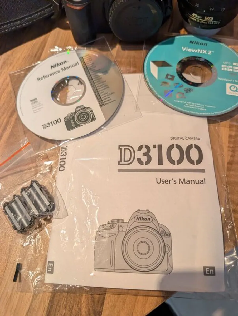 Nikon D3100 with Bag and Accessories - Image 2