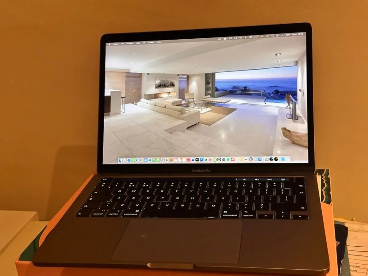 Apple MacBook Pro with Retina Display and Touch Bar, Really Excellent condition, with Power supply and original box - Image 1