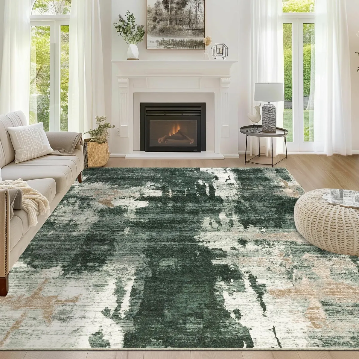 160x230cm Large Modern Abstract Rugs Living Room - Image 1