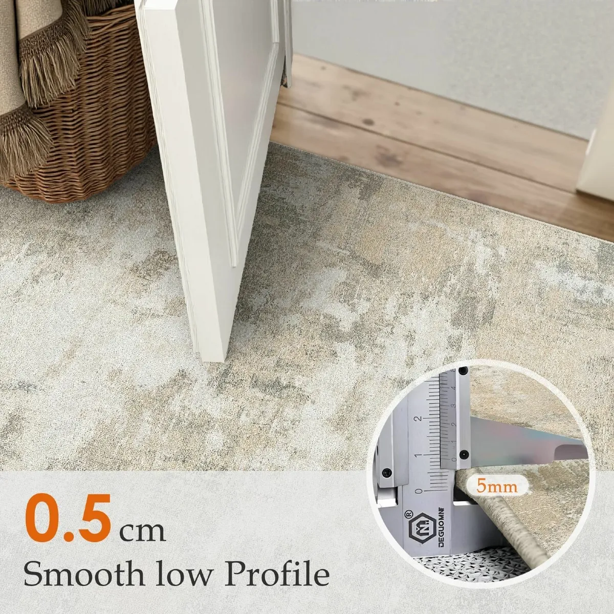 Modern Abstract Area Rug Living Room Extra Large - Image 3