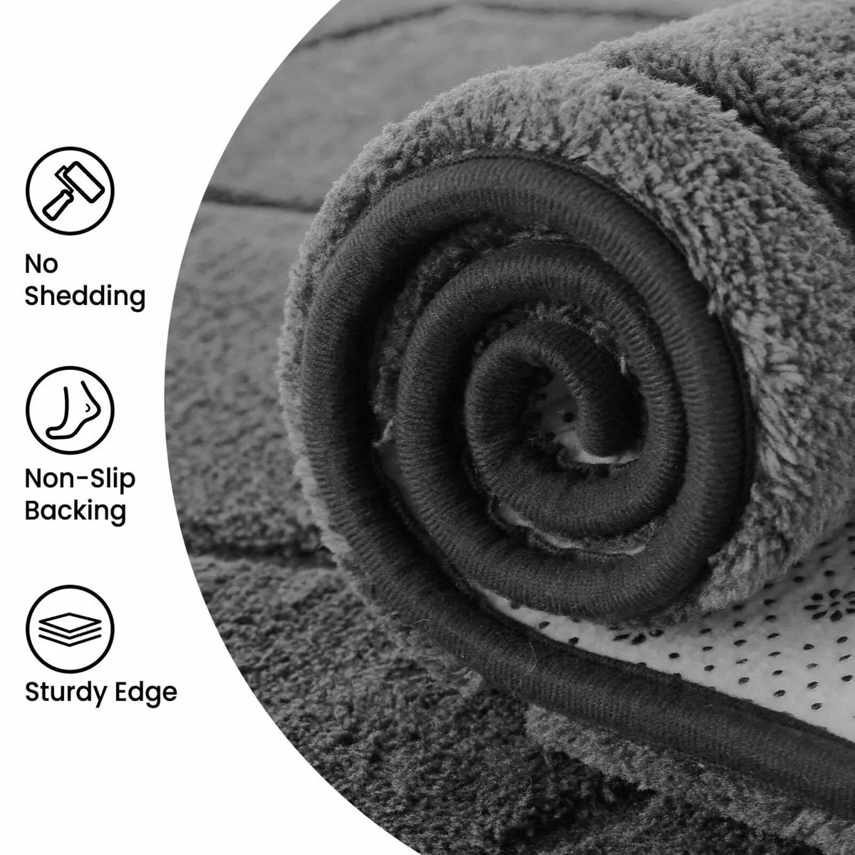 Rugs Living Room 160x230 3D Grey Area for Bedroom - Image 4