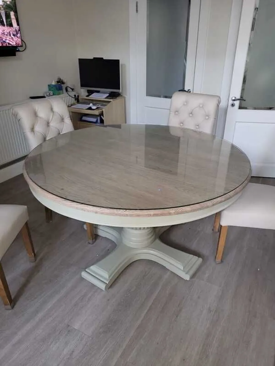 Dining room table chairs - Image 3