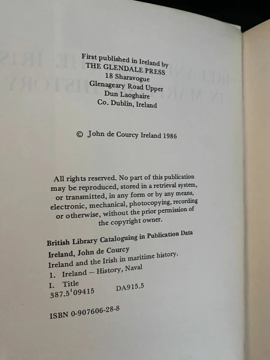 Ireland and the Irish in Maritime History (1986) - Image 4