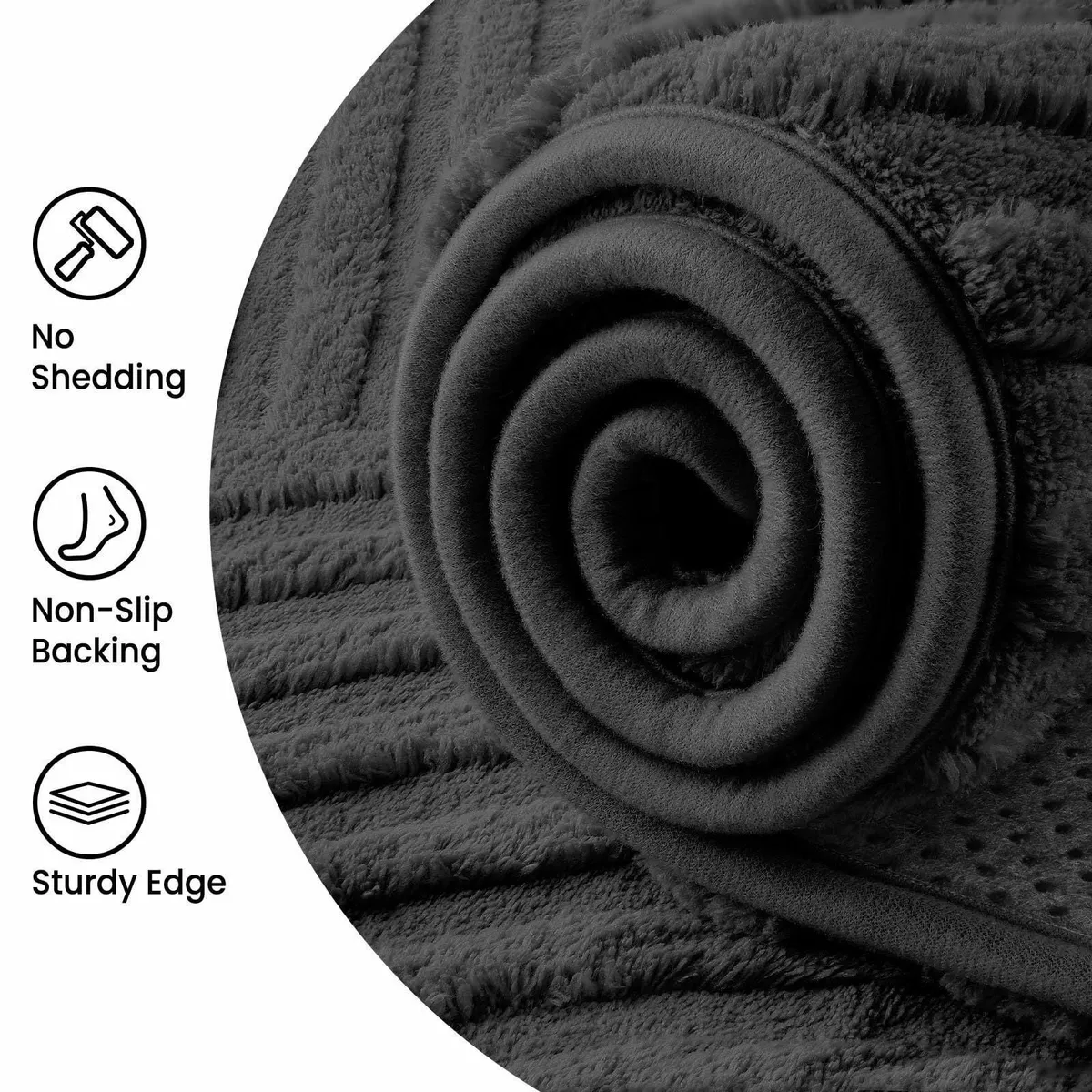 Rugs Living Room 160x230cm 3D Grey Area for - Image 4