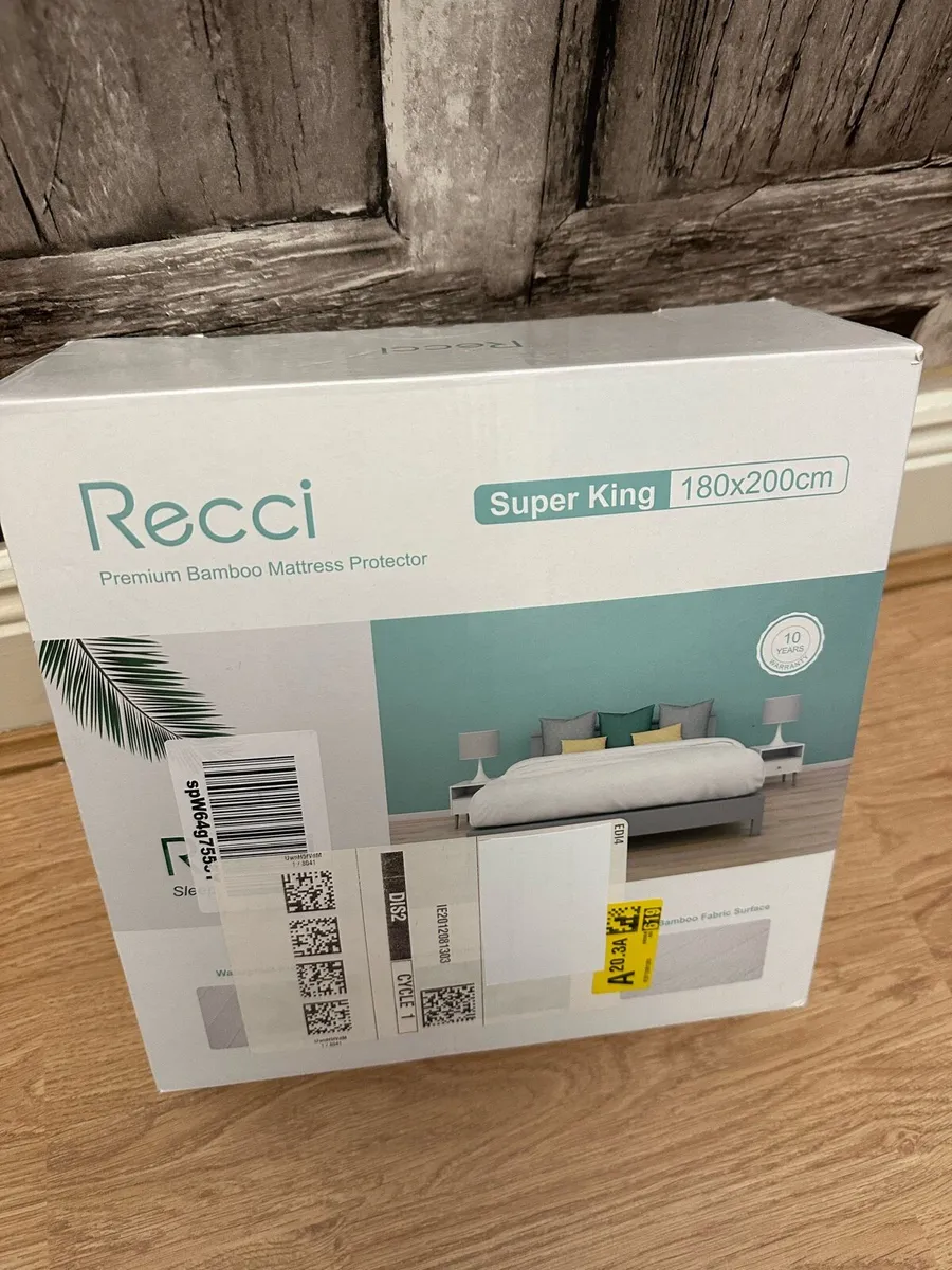 NEW Bamboo RECCI mattress protector - Image 1