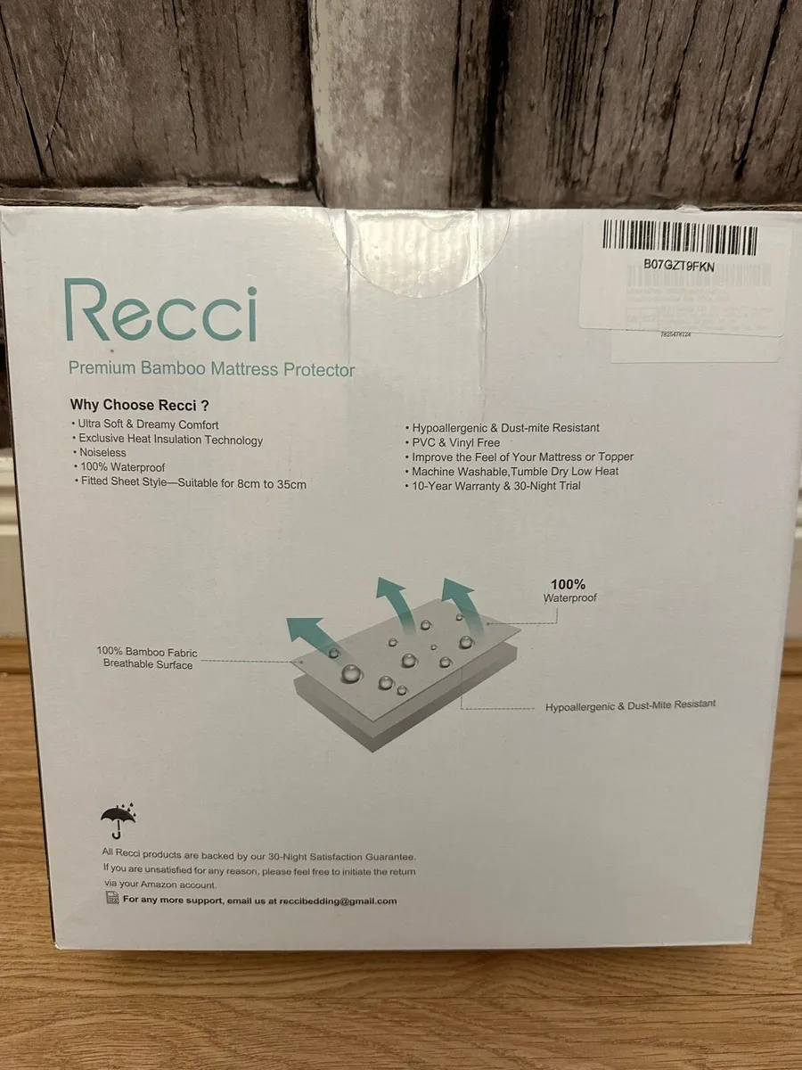 NEW Bamboo RECCI mattress protector - Image 3