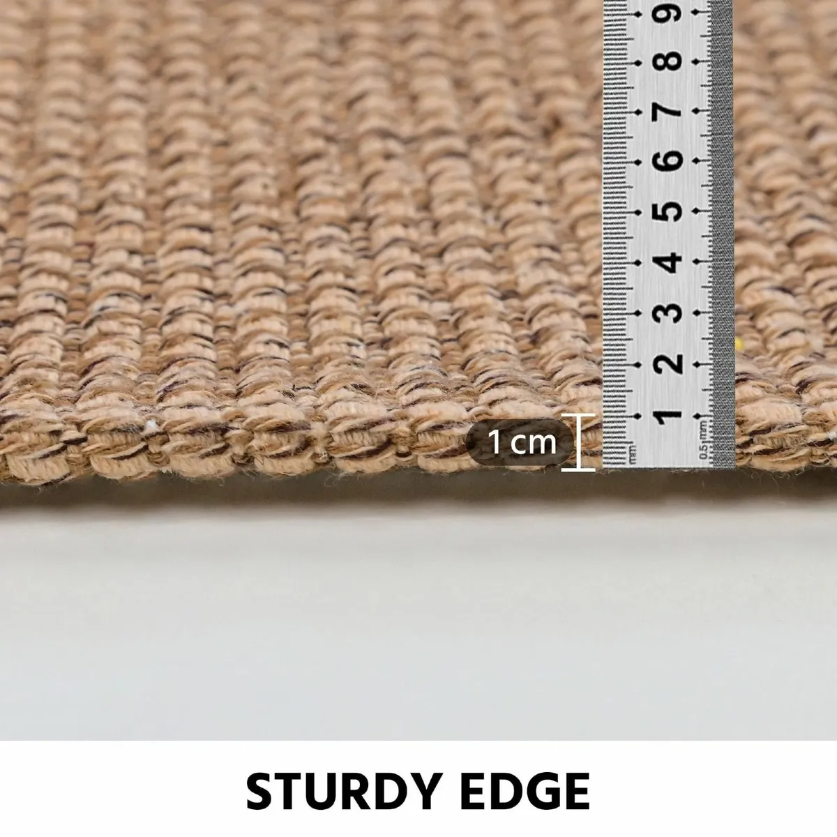 Woven Area Rug 240x300cm Non Slip Rubber Backed - Image 2