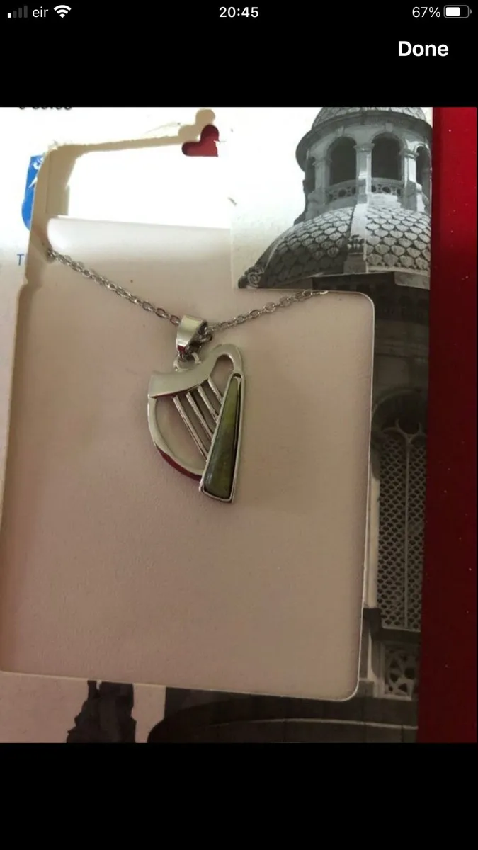 Ladies Irish sliver necklace €25 - Image 3