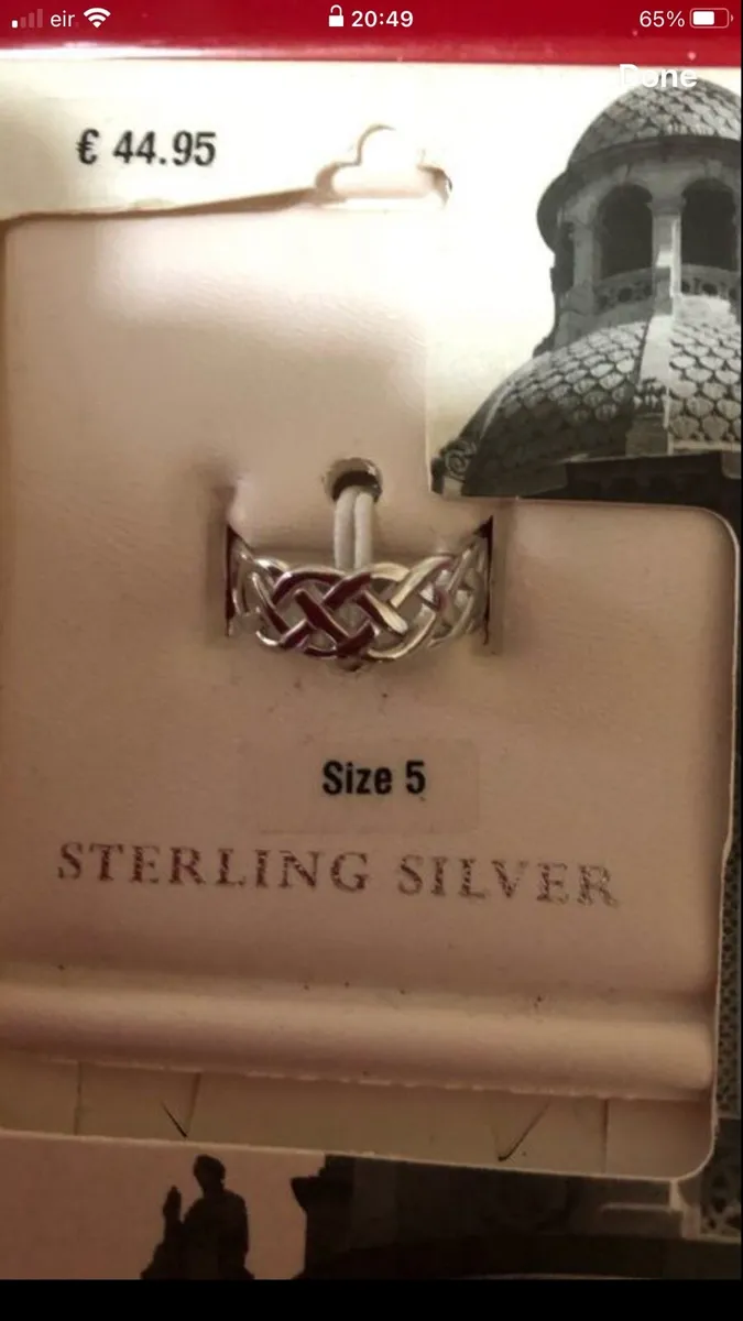 Child’s sliver ring size 5 €25 - Image 1