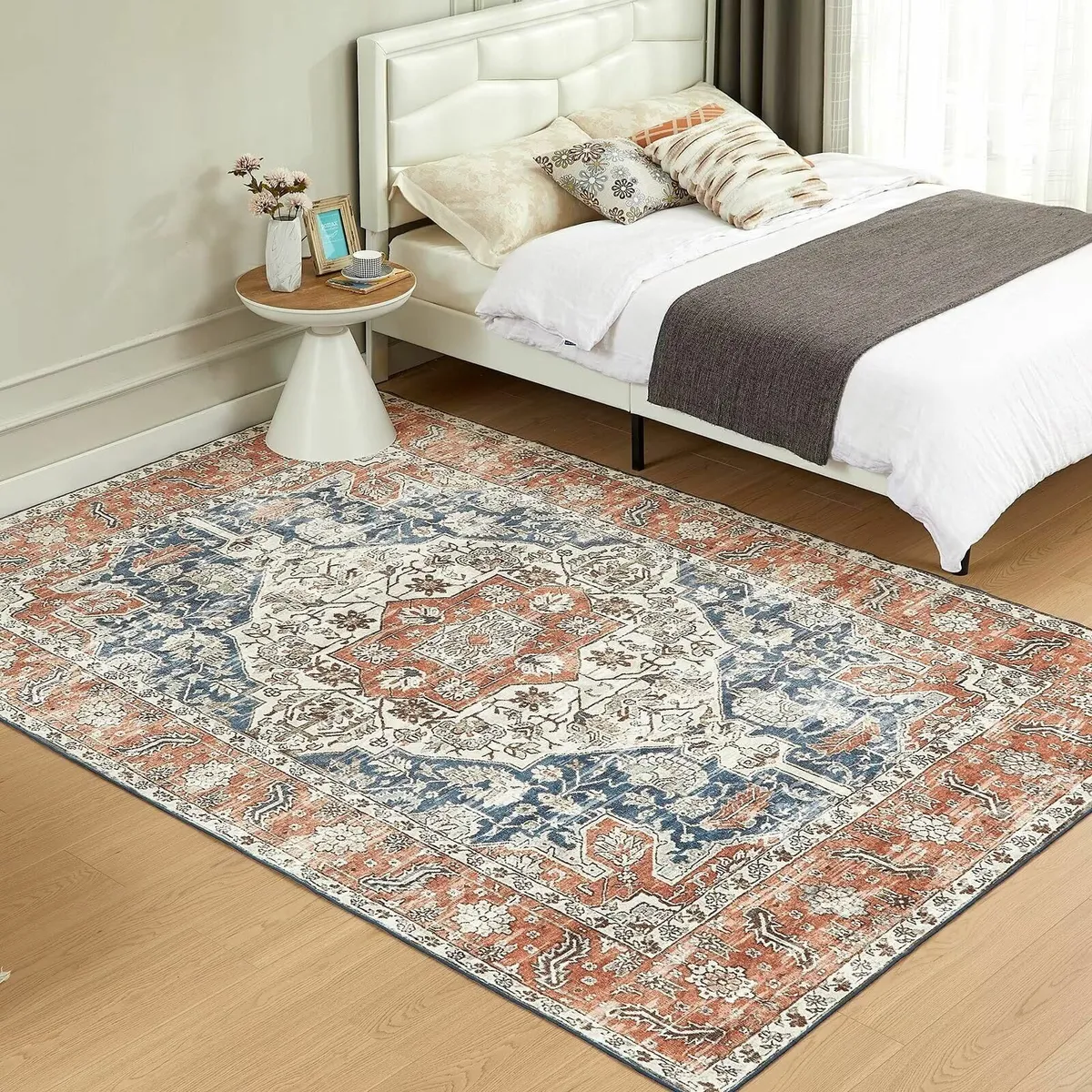 Washable Rugs Living Room Short Pile Area for - Image 2