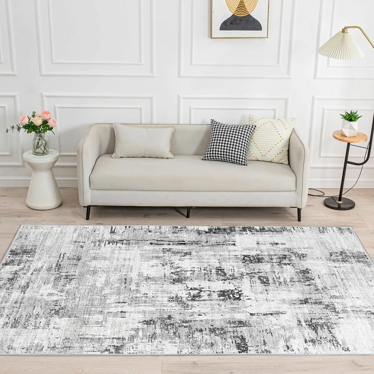 Machine Washable Rugs for Living Room - Modern - Image 2