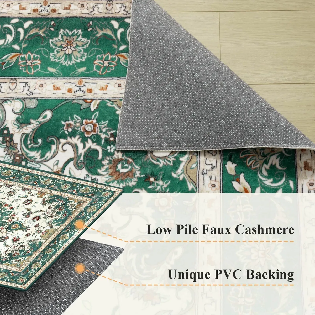 Vintage Area Rug for Living Room - Traditional - Image 3