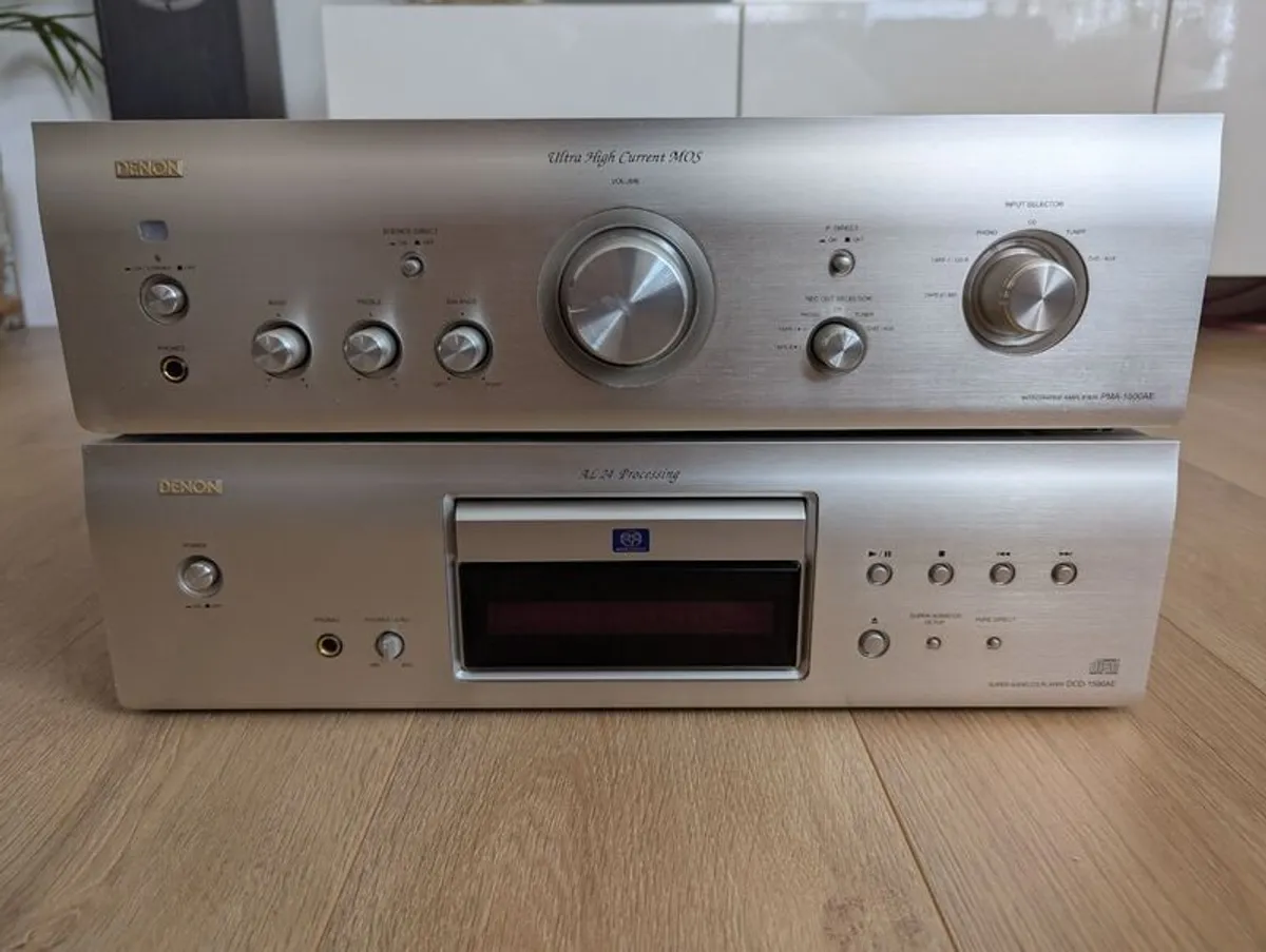 DENON AV Receiver Amplifier PMA-1500AE and CD player DCD-1500AE - Image 1