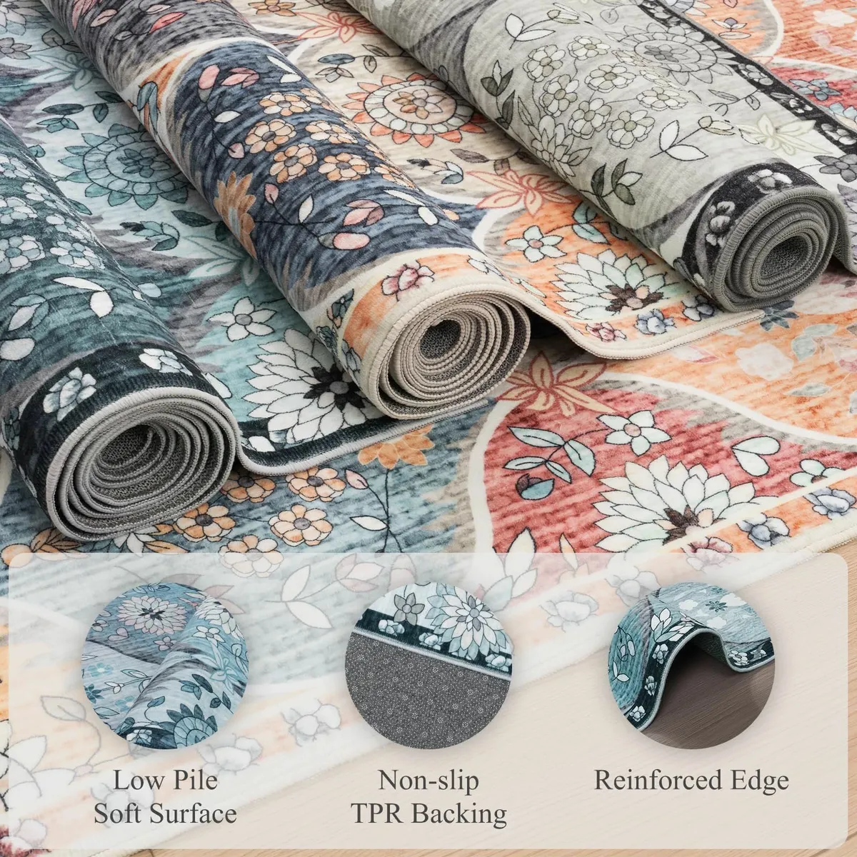 Large Rugs for Living Room - 200x300 cm Machine - Image 2