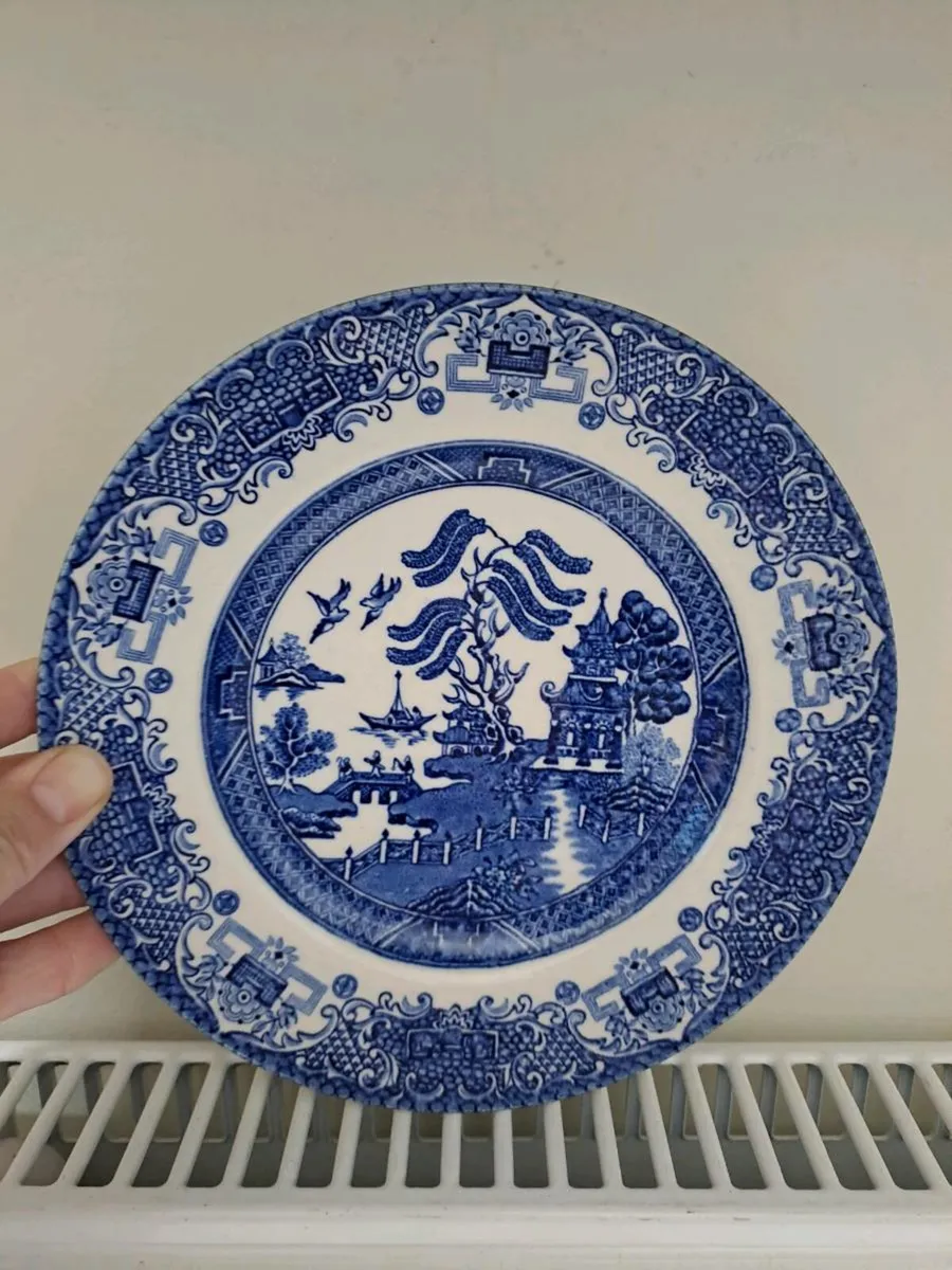 Antique Blue Willow Side Plate - Image 1