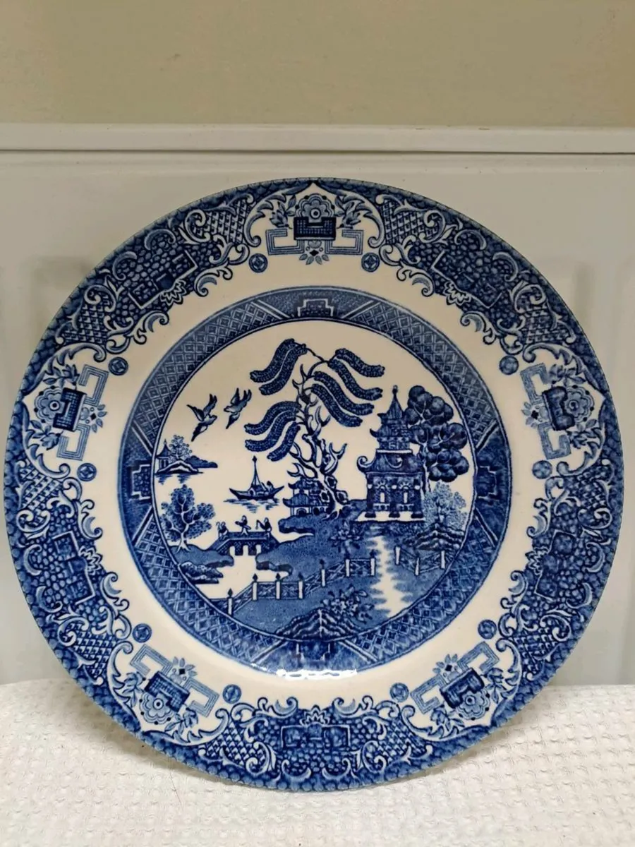 Antique Blue Willow Side Plate - Image 2