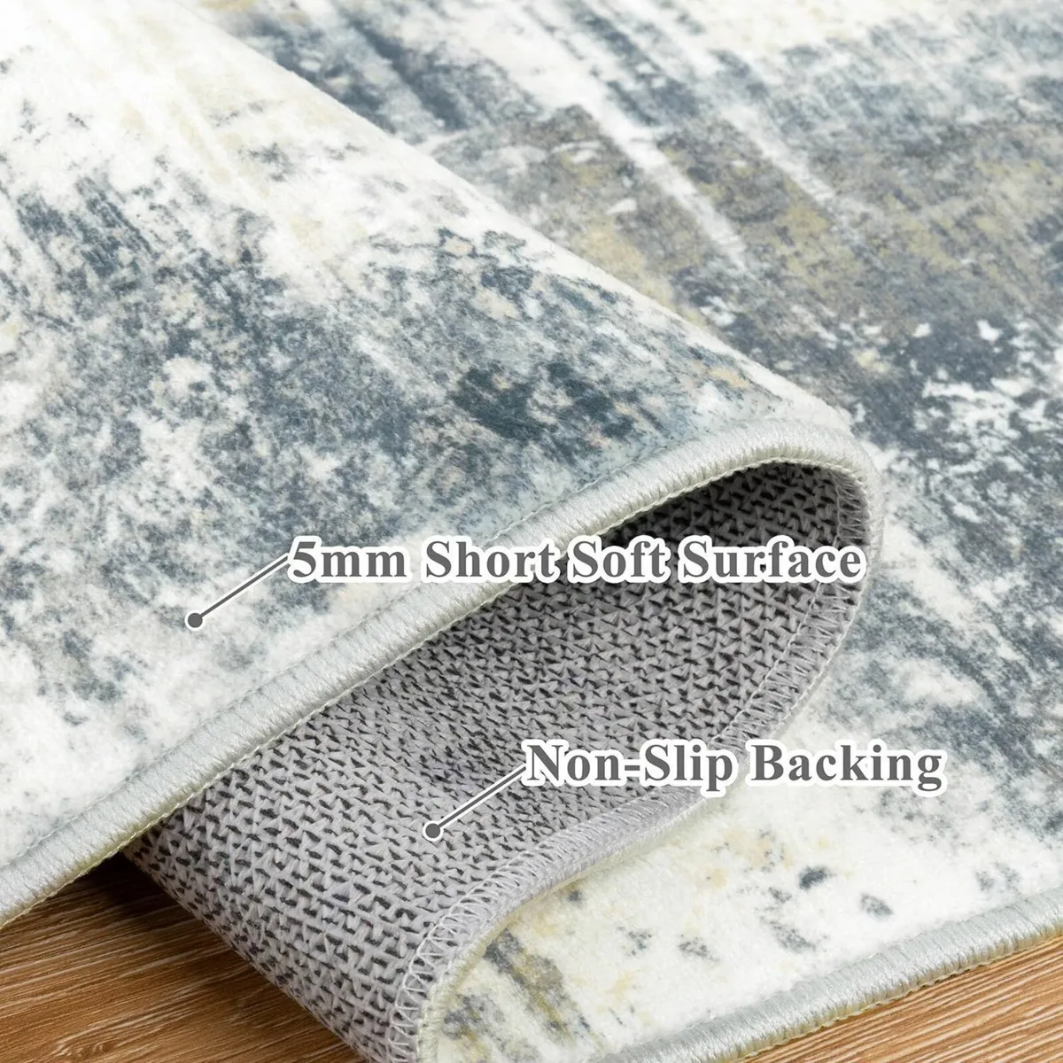 Large Rugs for Living Room Modern Abstract Rug - Image 3